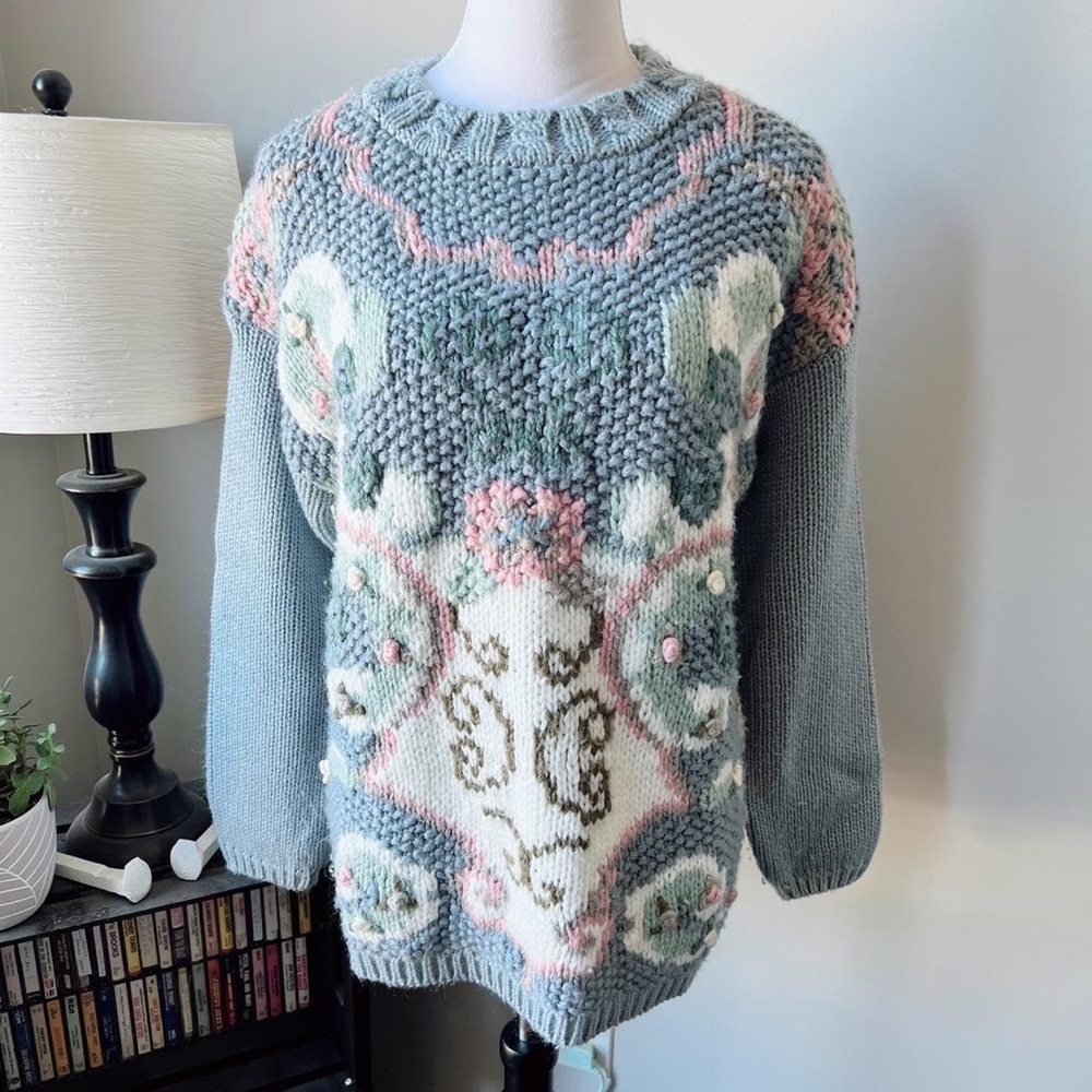 Pastel knit sweater